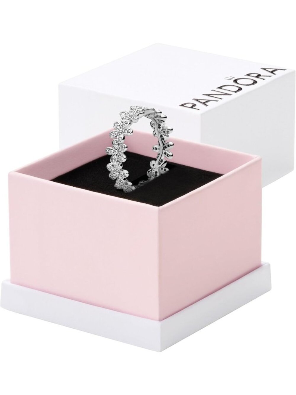 Daisy Flower Ring - Elegant Floral Design, Adjustable Size, Perfect Gift for Her